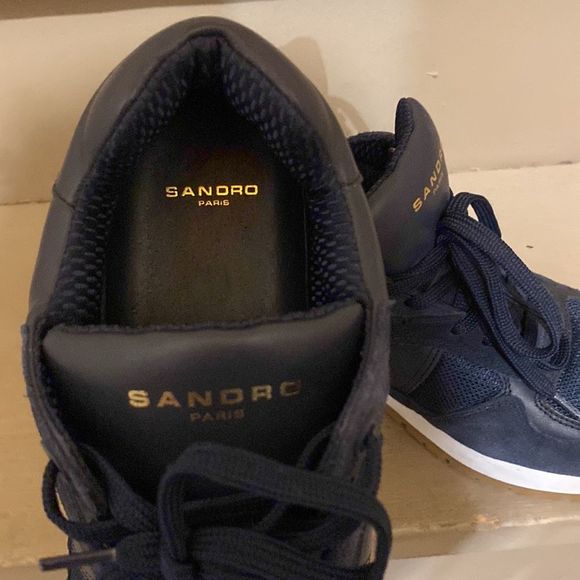 Sandro Paris Blue Sneakers  Mens 41 EU 8US - Picture 5 of 5